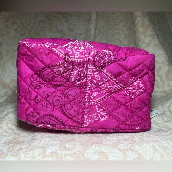 NWT Vera Bradley Stamped Paisley Pink Lunch Bag - Picture 5 of 9